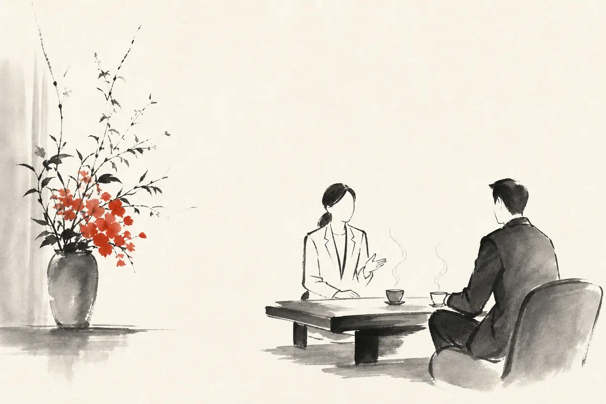 花屋の集客｜贈り物で来た人に、次の記念日にも思い出してもらうのイメージイラスト