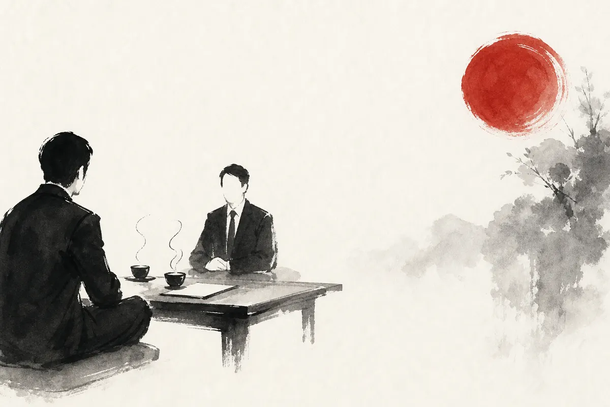 実績を公開できない仕事の見せ方｜守秘義務のまま信用を積むのイメージイラスト