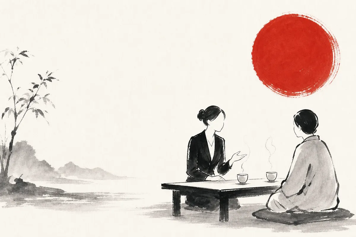 個人エステサロンの集客｜広告より先に、来た人から次の人につなげるのイメージイラスト