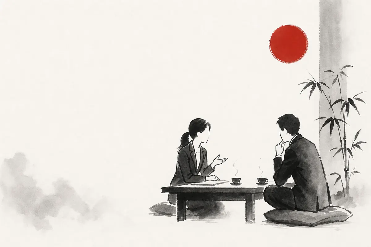 個人塾の集客｜チラシより先に、保護者の紹介が回る仕組みのイメージイラスト