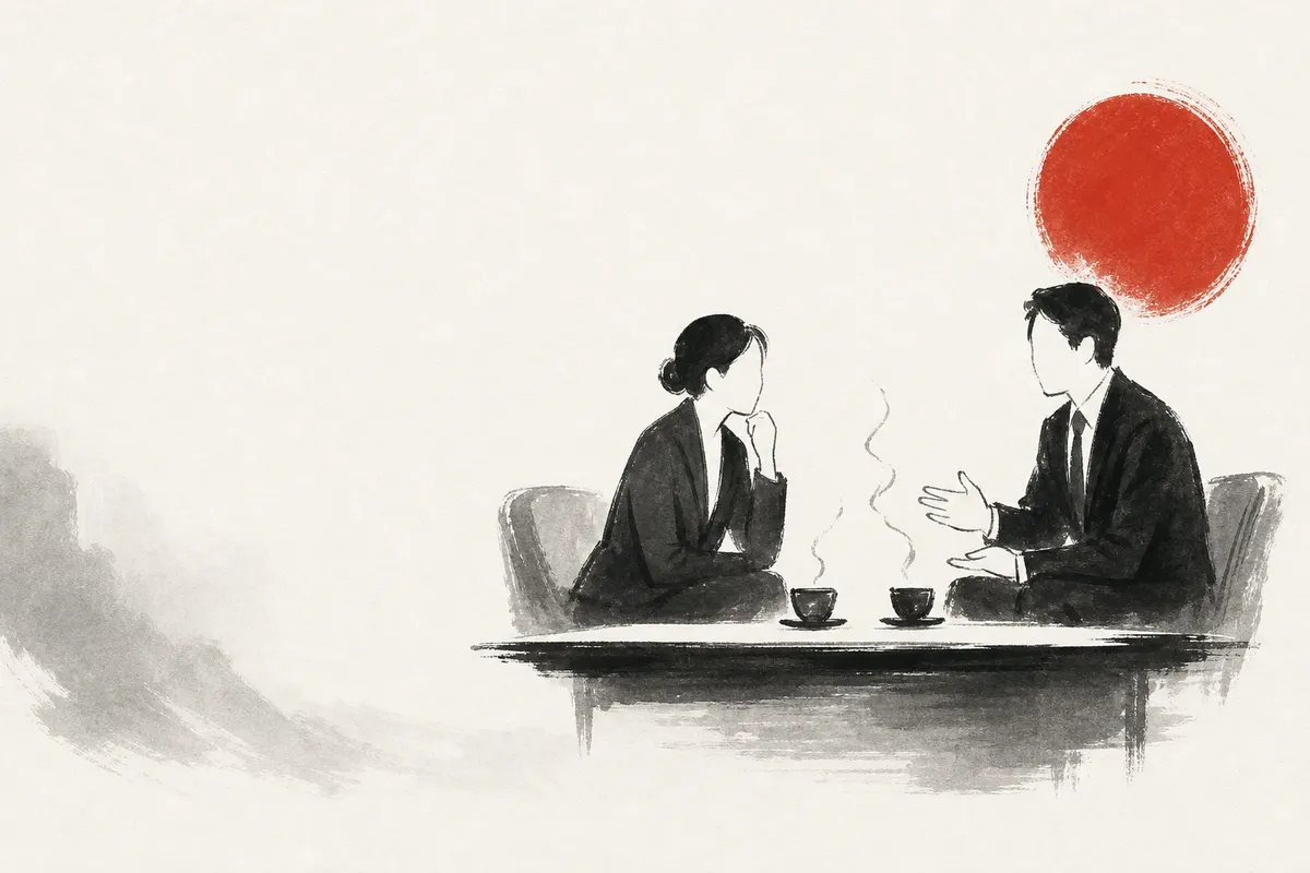 交流会は何人と話せば十分か｜気疲れしない滞在時間の決め方のイメージイラスト