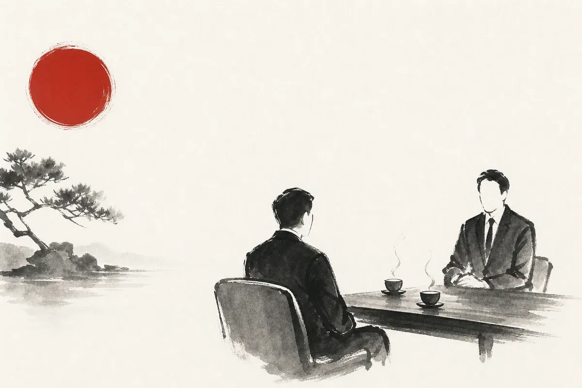 待ちの営業から抜ける最初の1件｜攻めに変えなくても仕事は来るのイメージイラスト