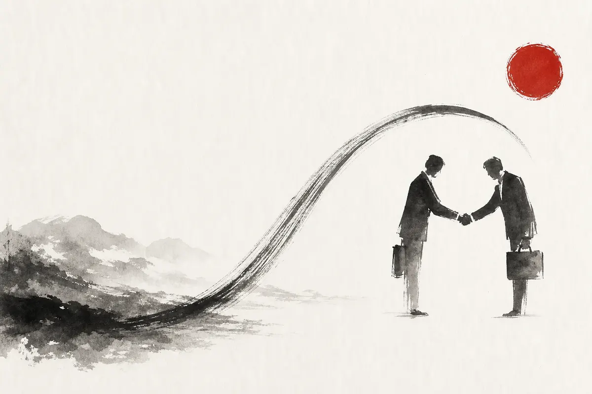 営業を教わらないまま、独立してしまった人へのイメージイラスト