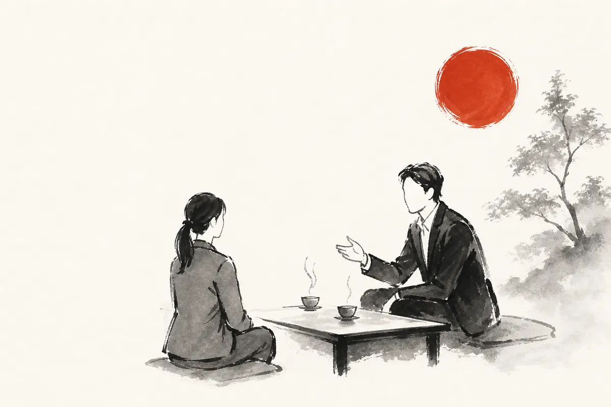 パーソナルトレーナーの集客｜体験に来た人と、その場で続きを決めるのイメージイラスト