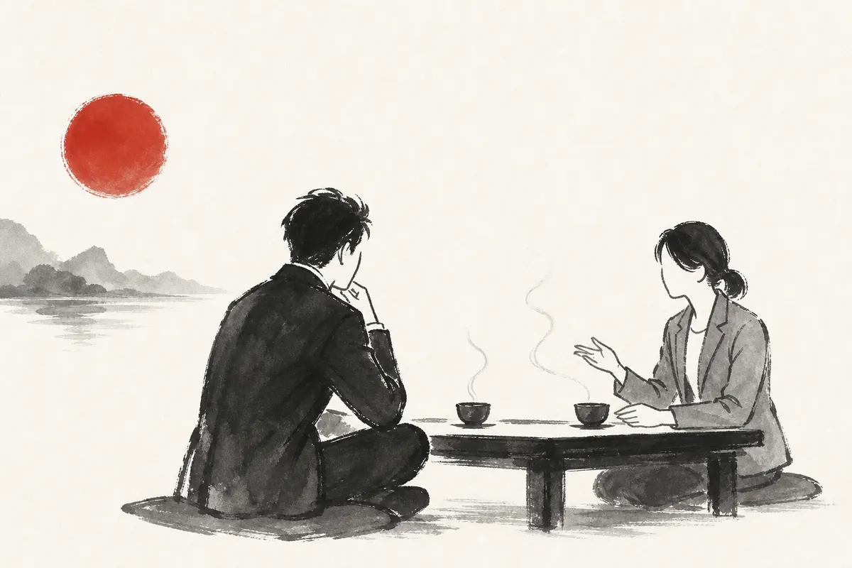 仕事が途切れたときに、まず動く先｜新規より前に見る場所のイメージイラスト