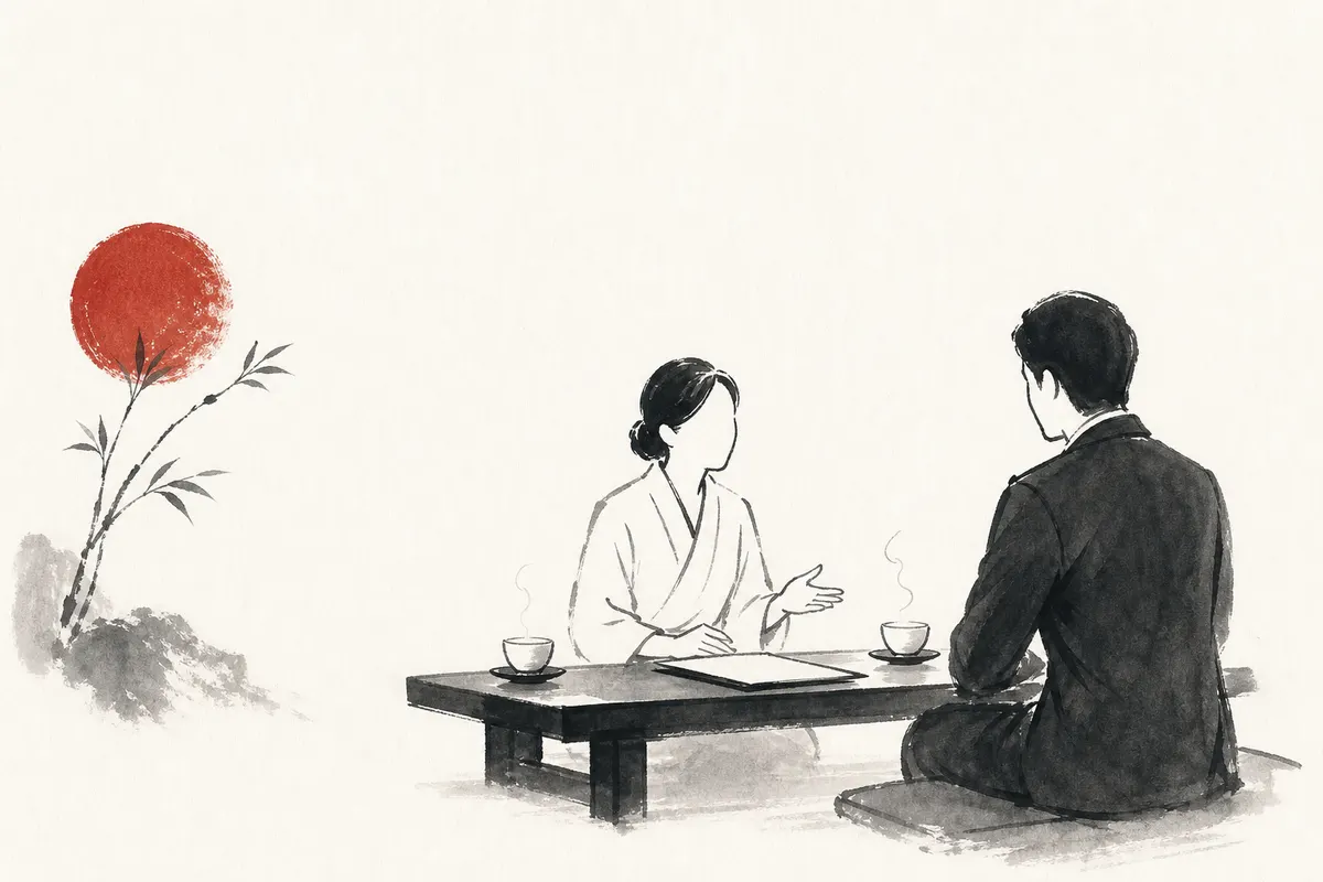 鍼灸院の集客｜初回で終わらせないために、施術のあとに話すことのイメージイラスト