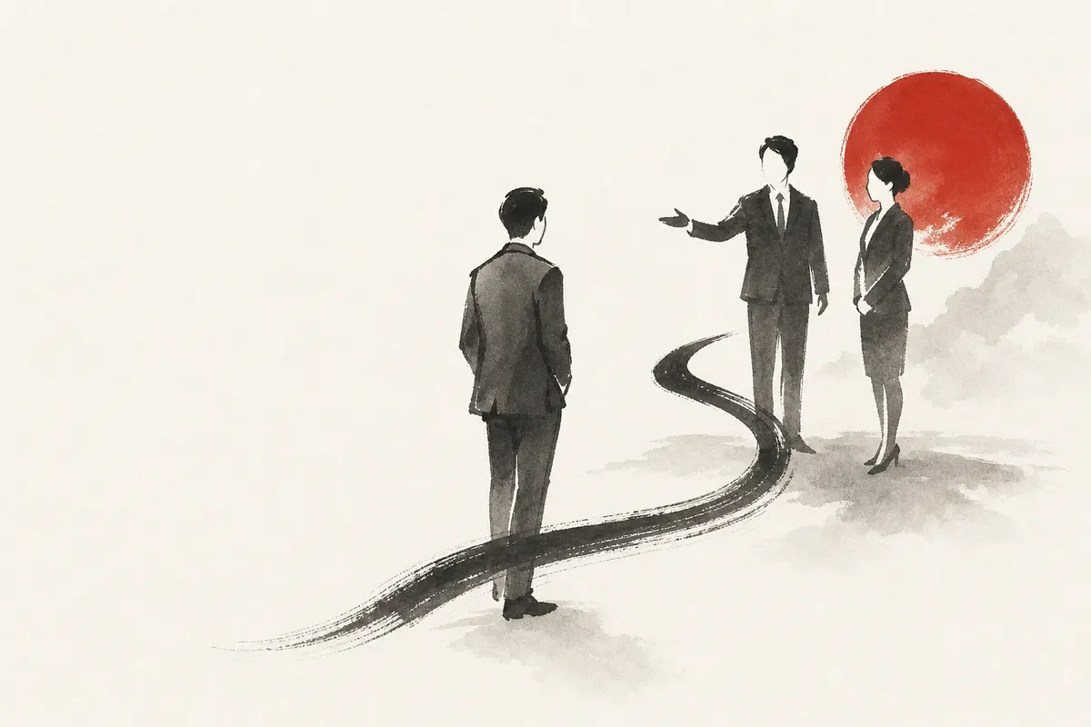 紹介営業の仕組み｜なぜ紹介で売れるのかを分解して解説のイメージイラスト