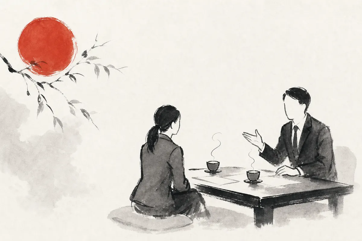 打ち合わせで何を話すか｜自分の説明から始めない進め方のイメージイラスト